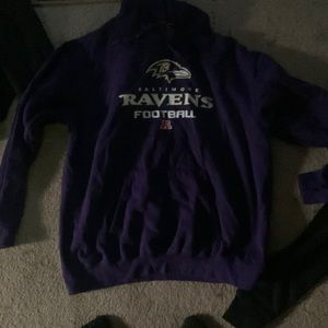 Purple ravens hoodie